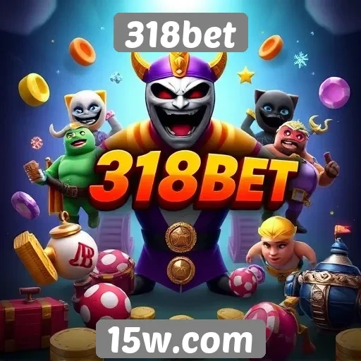 Variedade de jogos disponíveis no 318bet